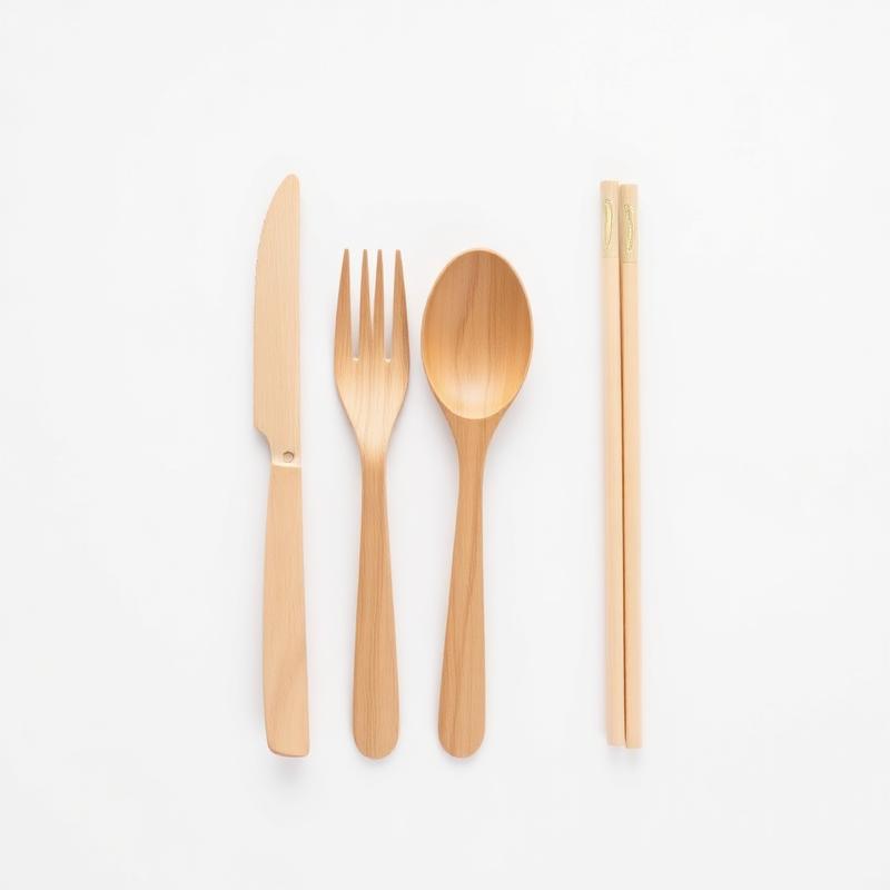 Wooden cutlery